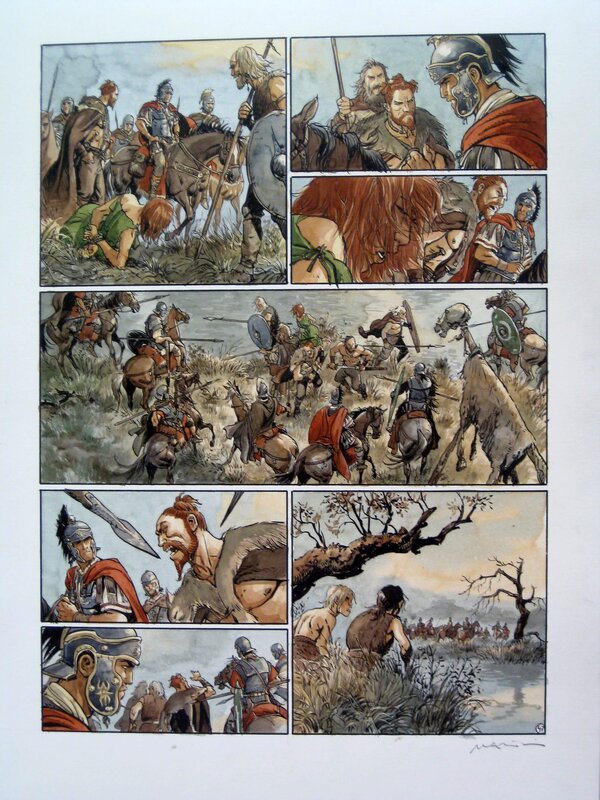 Enrico Marini, Les aigles de Rome  -T3 - Planche 47 - Comic Strip