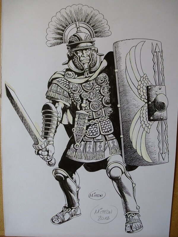 Roman Centurion par Jean-Yves Mitton - Planche originale