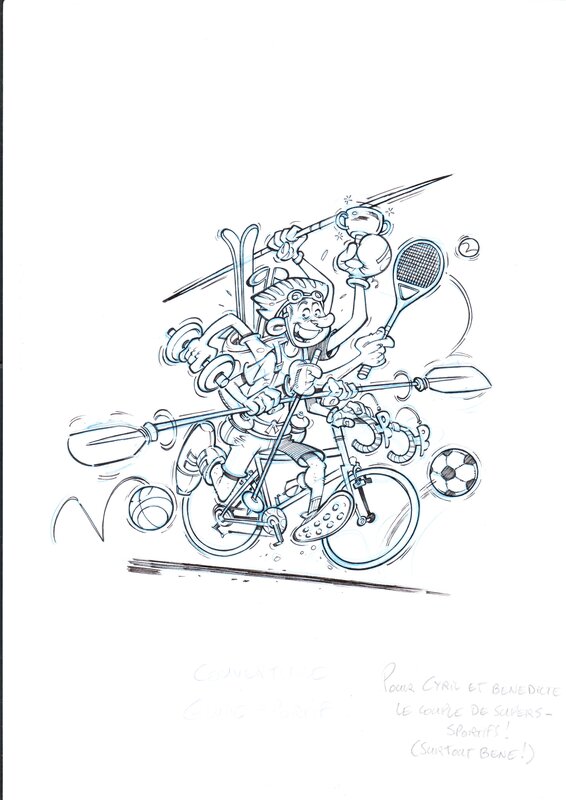 Cédric Ghorbani, Le Guide du Sportif - Couverture - Original Cover