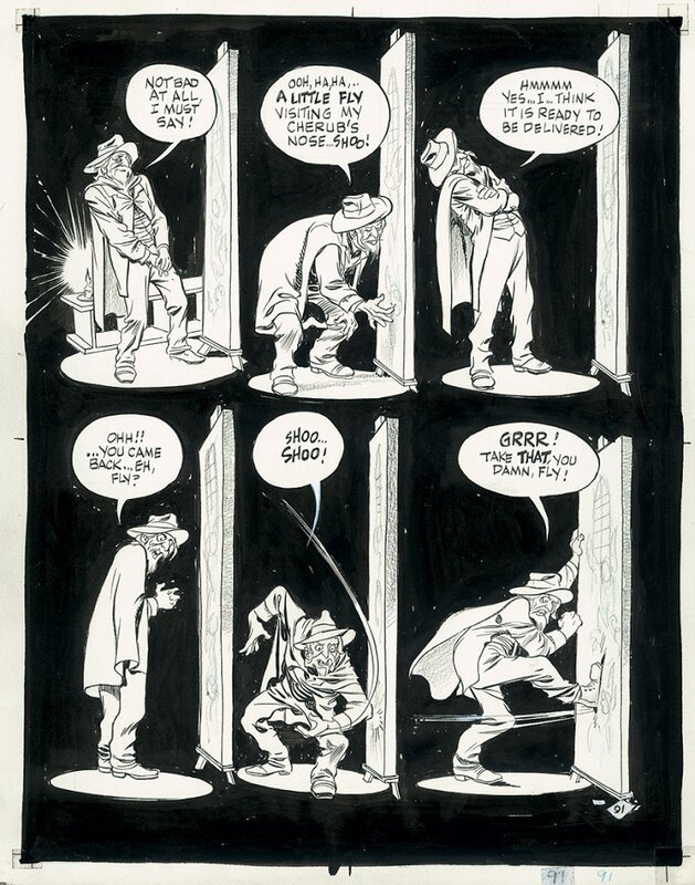 Will Eisner, 1991 - Au Cœur de la Tempête - Planche originale