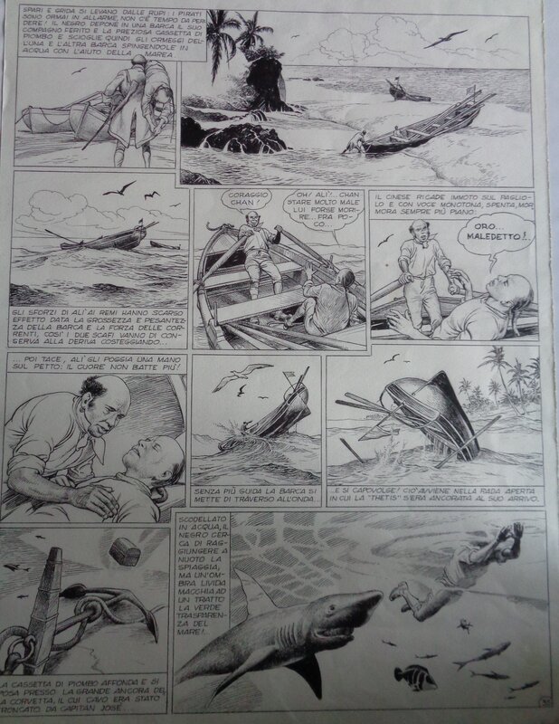 L'ancora sommersa by Franco Caprioli - Comic Strip