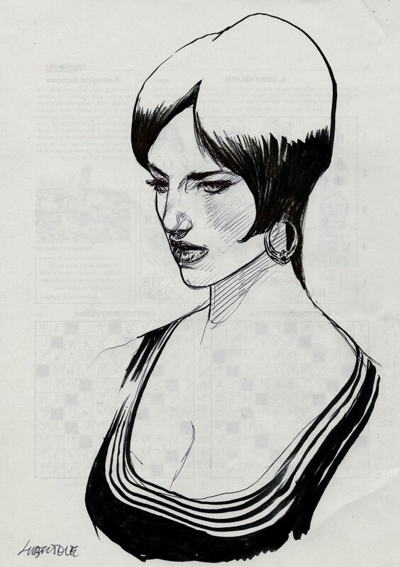 Liberatore, Madamme MILF FEMMINE - Original Illustration