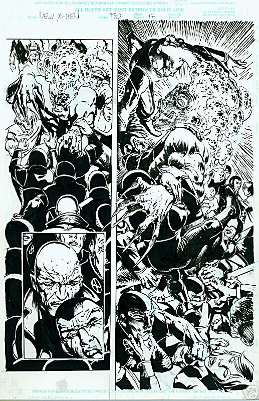 Igor Kordey, New X-men. Number 130. Page 17. - Comic Strip