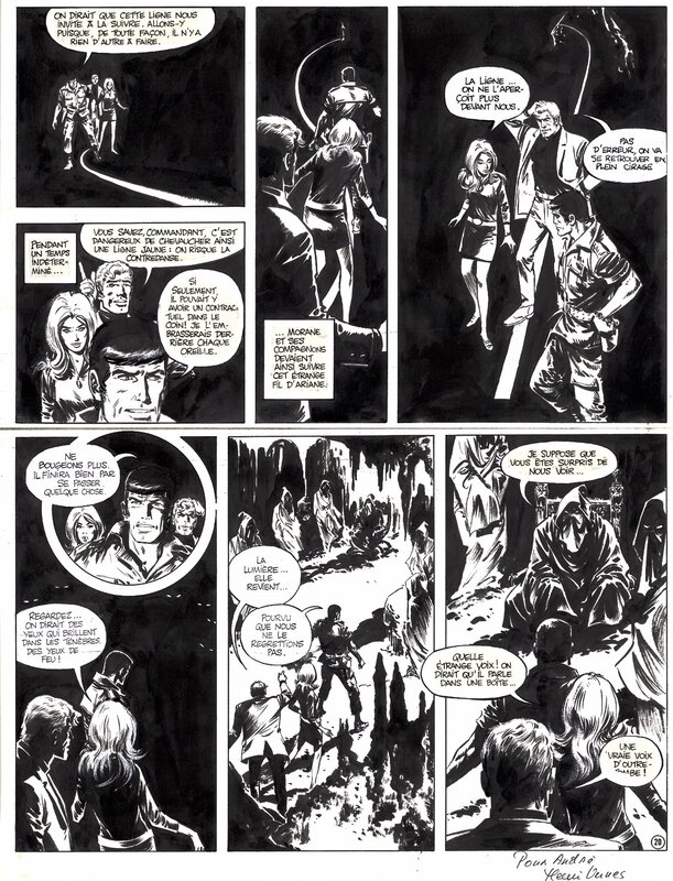 Bob Morane p20 T15 par William Vance, Henri Vernes - Planche originale