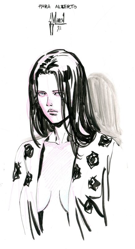 Monika by Guillem March - Sketch