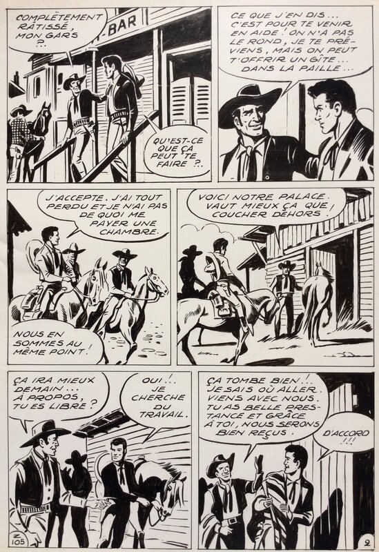 André Oulié, Les aventures de Zorro - Au bord de l'abîme - Comic Strip