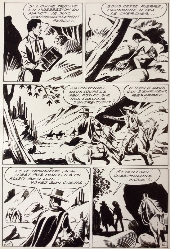 André Oulié, Les aventures de Zorro - Au bord de l'abîme - Comic Strip