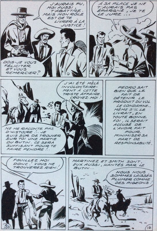 André Oulié, Les aventures de Zorro - Au bord de l'abîme - Comic Strip
