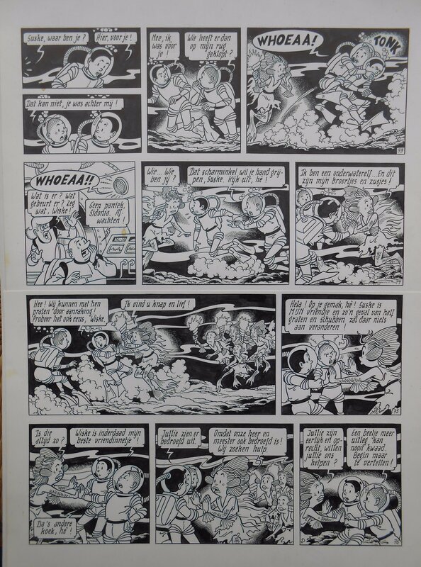 Paul Geerts, Bob et Bobette - Le Tamis de Tamise - Comic Strip