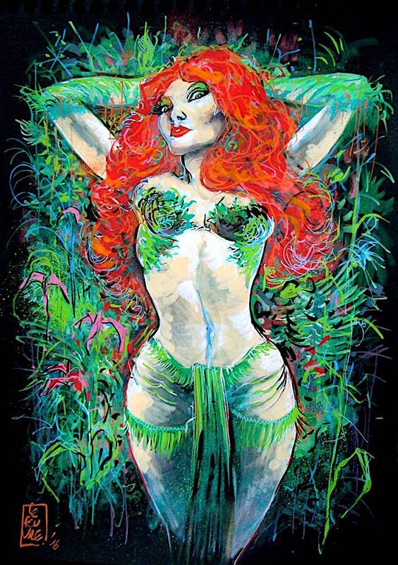 Poison Ivy par Laurent Lefeuvre - Illustration originale