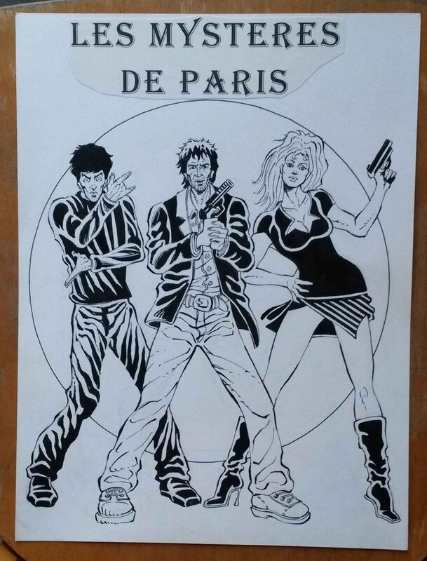 Patrice Lesparre, Dessin original de couverture, projet de série 