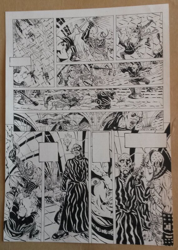 Patrice Lesparre, Planche originale, projet de série 