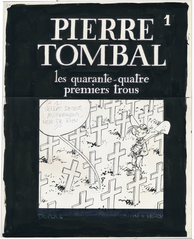 Marc Hardy, Pierre Tombel, couverture du tome 1, 2ème version. - Couverture originale