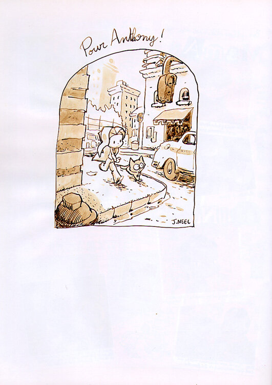 Lou Tome 1 by Julien Neel - Sketch
