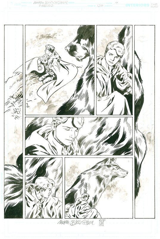 Fables #134 p9 par Mark Buckingham, Bill Willingham - Planche originale