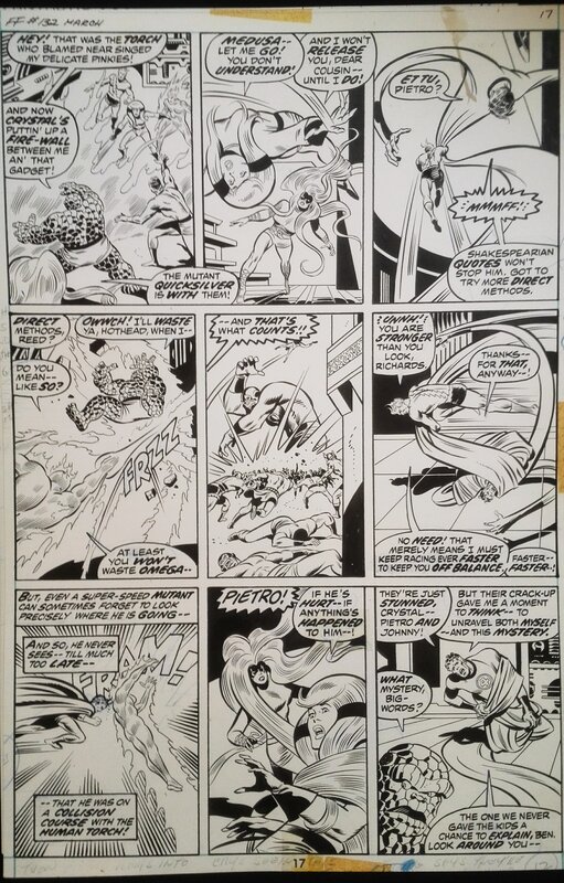 Fantastic Four 132 par John Buscema, Joe Sinnott - Planche originale