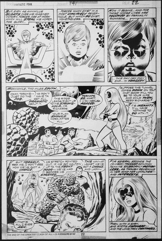 Fantastic Four 141 par John Buscema, Joe Sinnott - Planche originale