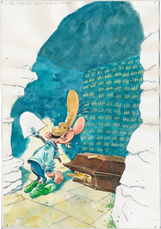 Marc Hardy, Pierre Tombal, couverture du tome 18, 