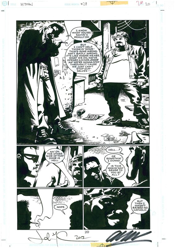 Hitman #28 p20 by John McCrea, Garth Ennis - Comic Strip