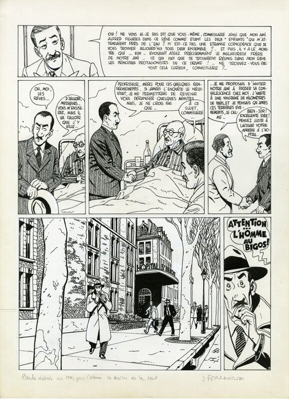 Jacques Ferrandez, Rodolphe, Les enquêtes du commissaire Raffini - L'homme au bigos - tome 2 (page 8) - Planche originale