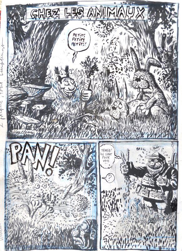 Philippe Vuillemin, Nos amis les chasseurs 1 - Planche originale