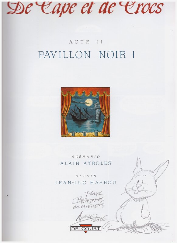 Alain Ayroles, De Cape et de Crocs - T2 - Sketch
