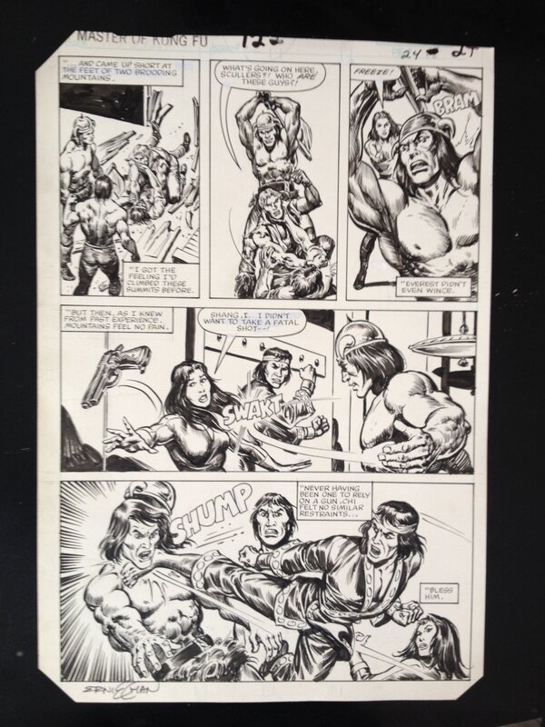 Ernie Chan, Master of Kung Fu -122 -Page 24 - Planche originale