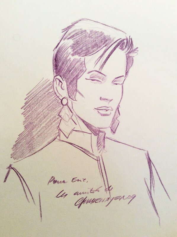 Wayne Shelton by Christian Denayer - Sketch