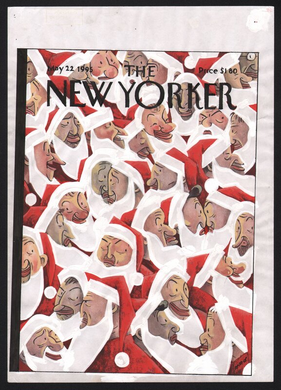 Max, The New Yorker preliminary cover - Illustration originale