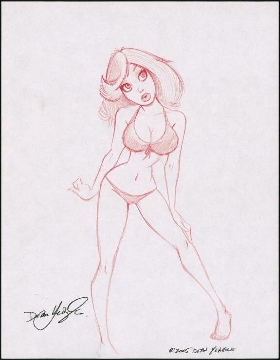 Mandy 2 par Dean Yeagle - Illustration originale
