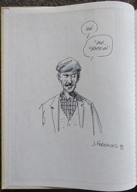 Jacques Ferrandez, Dédicace dans Nouvelles du Pays - Sketch