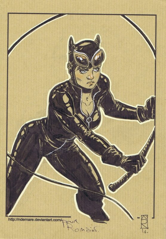 Catwoman par Demare - Original Illustration
