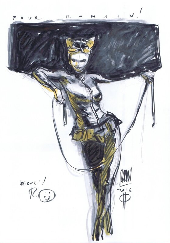 Catwoman par Ricci - Dédicace