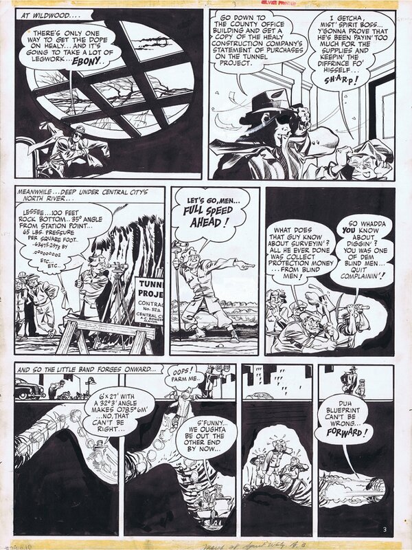 Will EISNER: THE SPIRIT - Planche originale