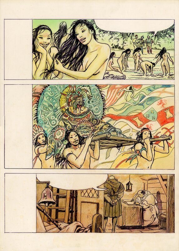 Christophe Colomb by Milo Manara - Comic Strip
