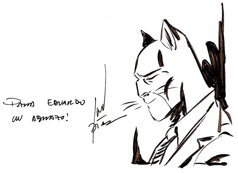 Juan Diaz Canales, Juan Díaz Canales - Blacksad - Sketch