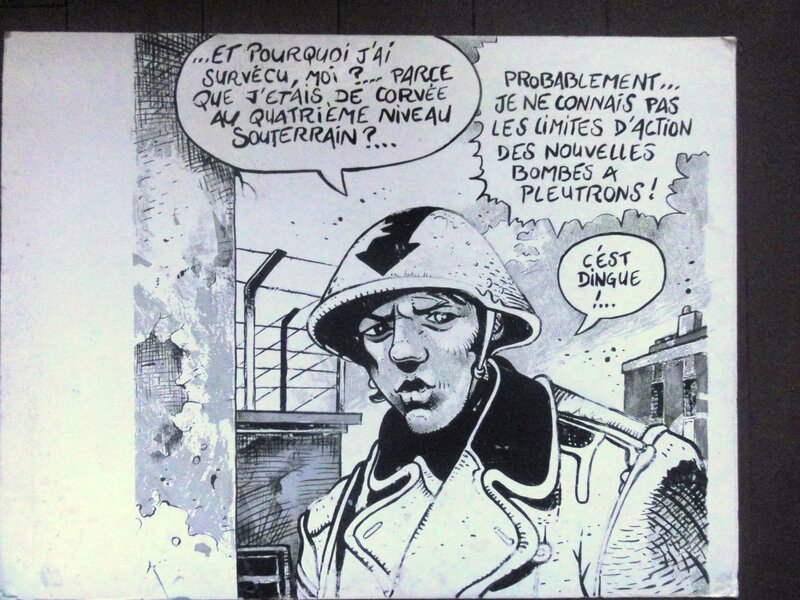 Mondovision par Enki Bilal - Planche originale