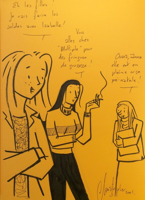 Les filles par Christopher - Dédicace