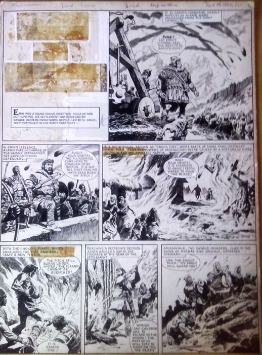 Erik le Viking par Don Lawrence - Planche originale