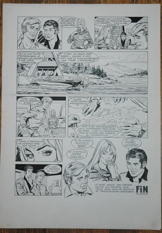 Planche publiée par Christian Lippens - Planche originale