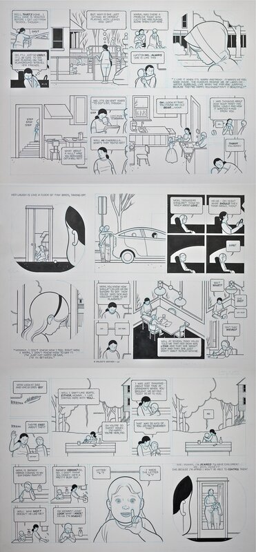 Building Stories par Chris Ware - Planche originale