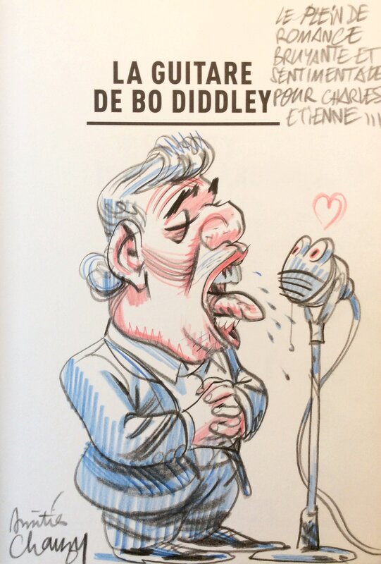 Jean-Christophe Chauzy, La guitare de Bo Diddley - Dédicace