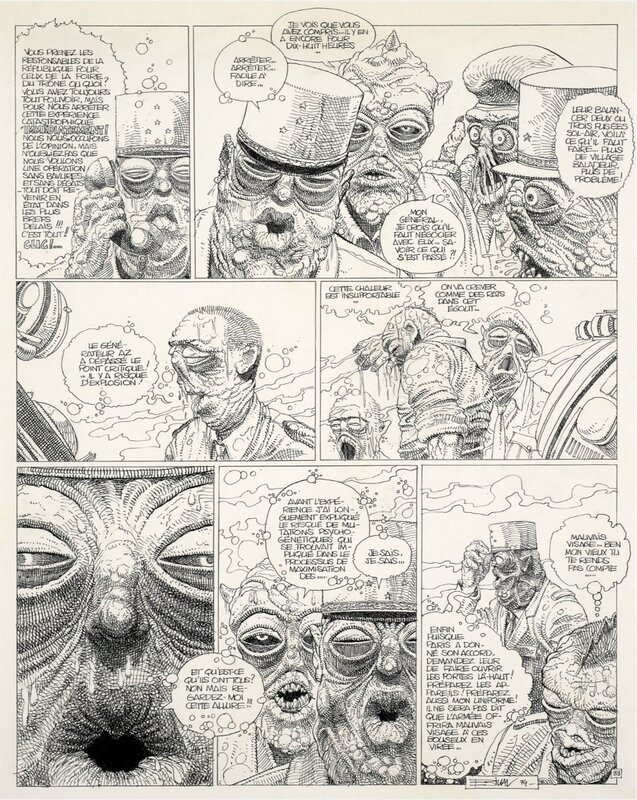 Enki BILAL - La Croisière des oubliés p. 33 - Comic Strip