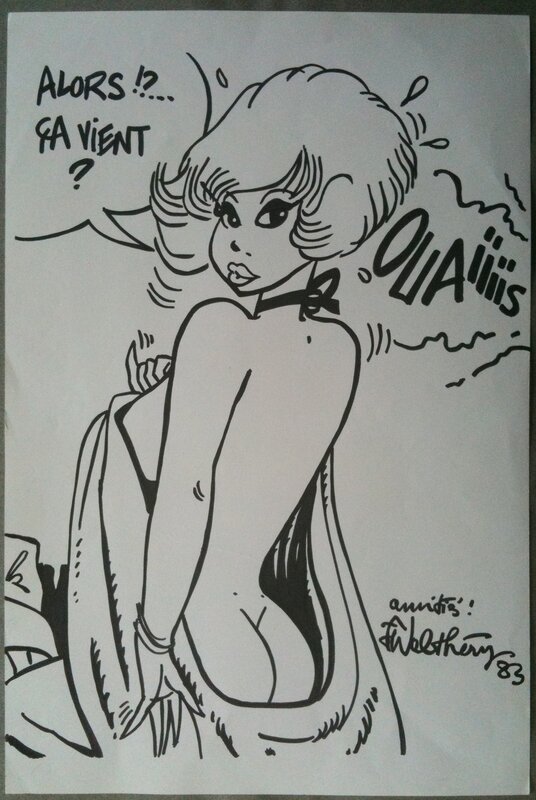 Natacha by François Walthéry - Sketch