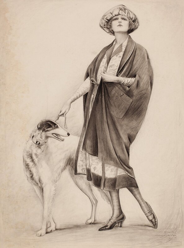 Charles Gates Sheldon, Illustration pour Woman's Home Companion, March 1921 - Original Illustration