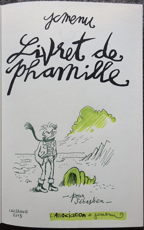 Jean-Christophe Menu, Dédicace dans Livret de Phamille - Sketch