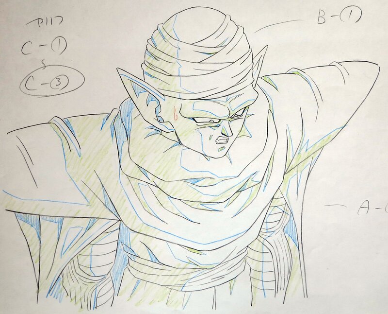 Piccolo by Akira Toriyama - Original art
