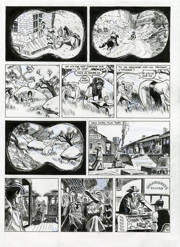 Christophe Blain, 2016 - Gus : Happy Clem - Comic Strip