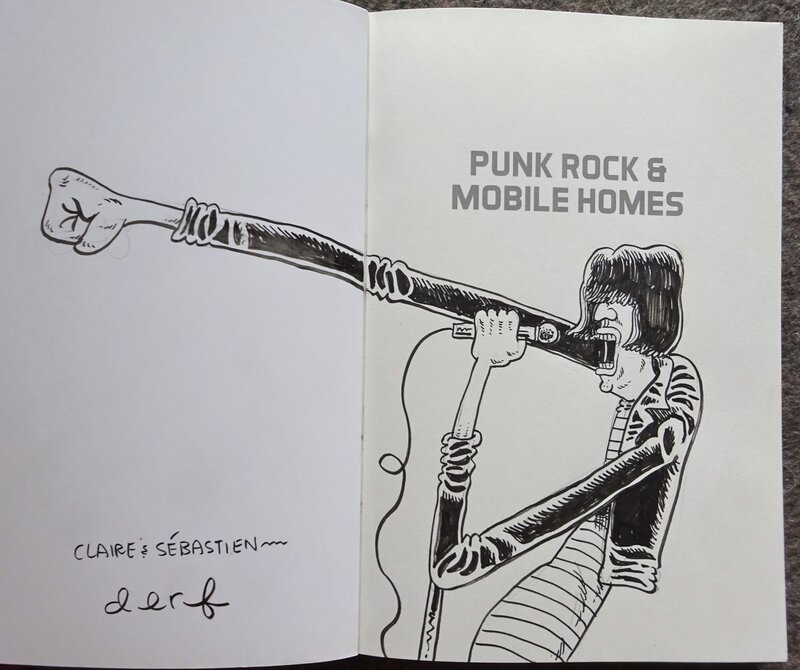 Derf Backderf, Dédicace dans Punk Rock & Mobile Homes - Dédicace