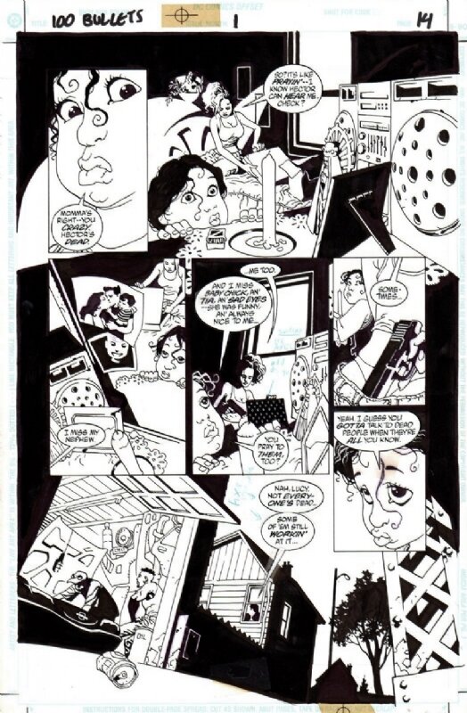 Eduardo Risso, 100 bullets - Issue 01, page 14 - Comic Strip